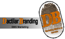 Logo del Sistema para el Envío Masivo de SMS Dactilar Branding Sms Marketing